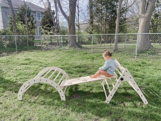 Regular Pikler Set (Regular Triangle, Arch and Ramp/Slide)