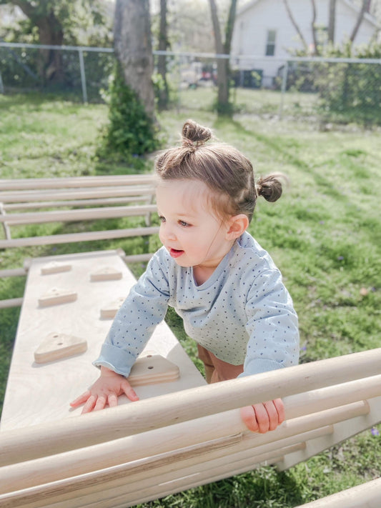 Regular Pikler Set (Regular Triangle, Arch and Ramp/Slide)