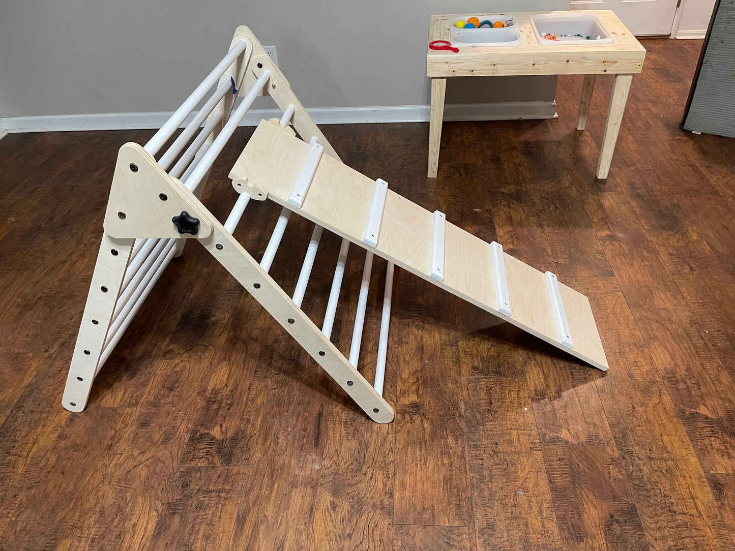 Large Pikler Triangle with Ramp/Slide